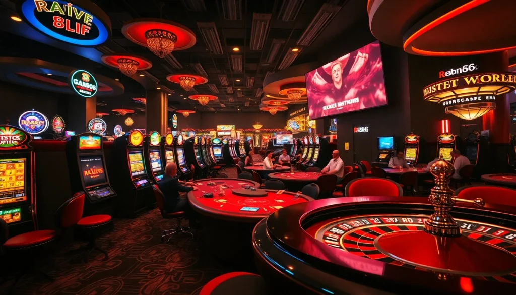 Experience exhilarating gaming at https://red88v6.com/ with vibrant slot machines and poker tables.